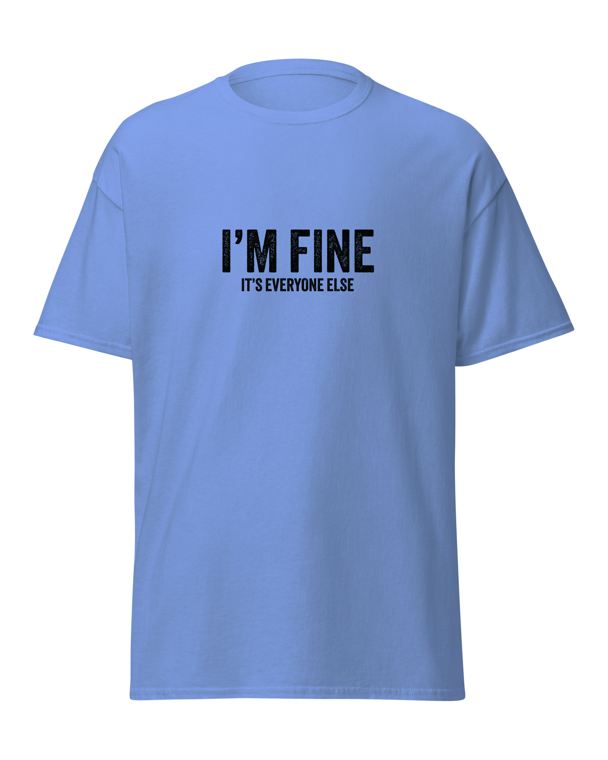 I'm fine it's everyone else