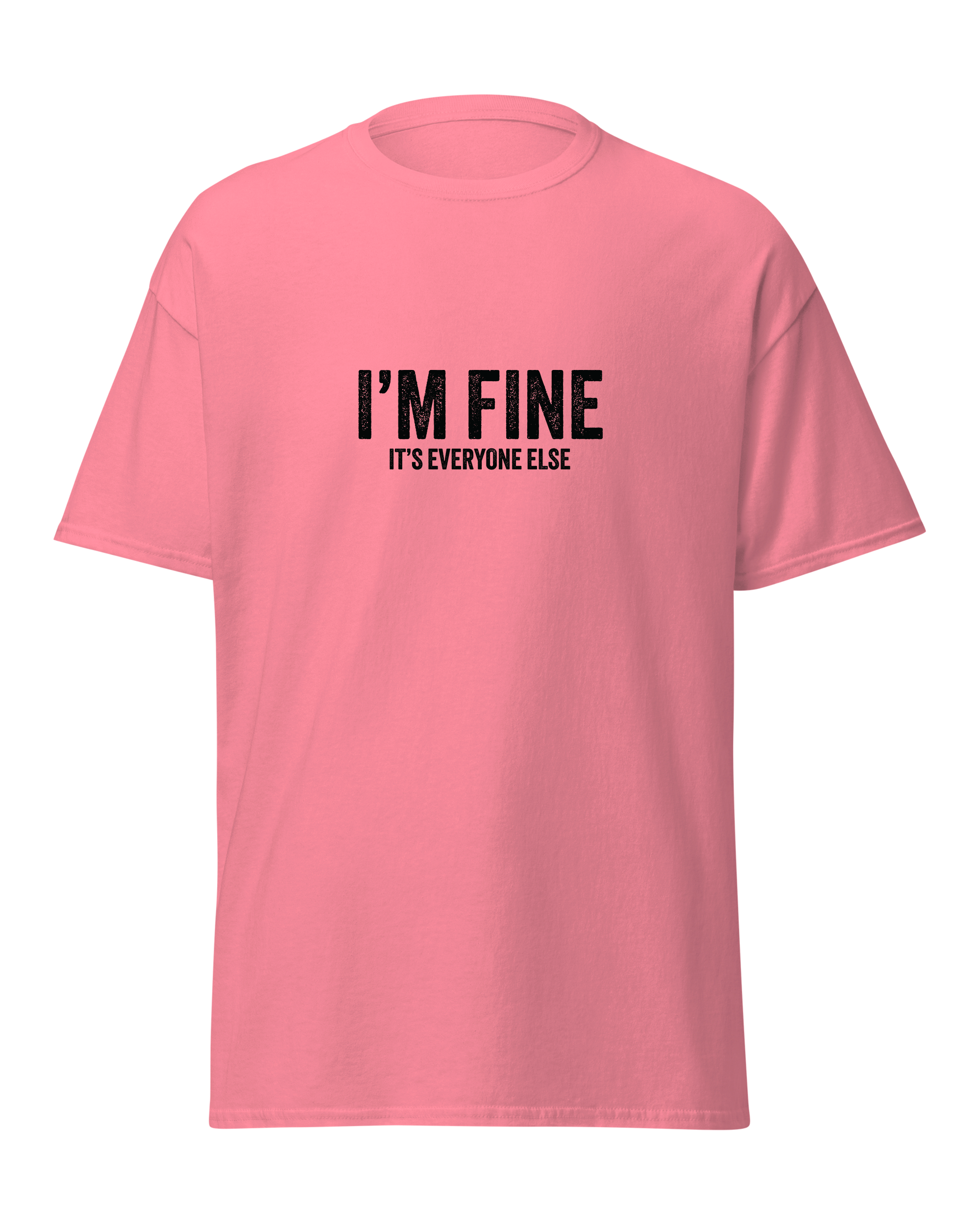 I'm fine it's everyone else