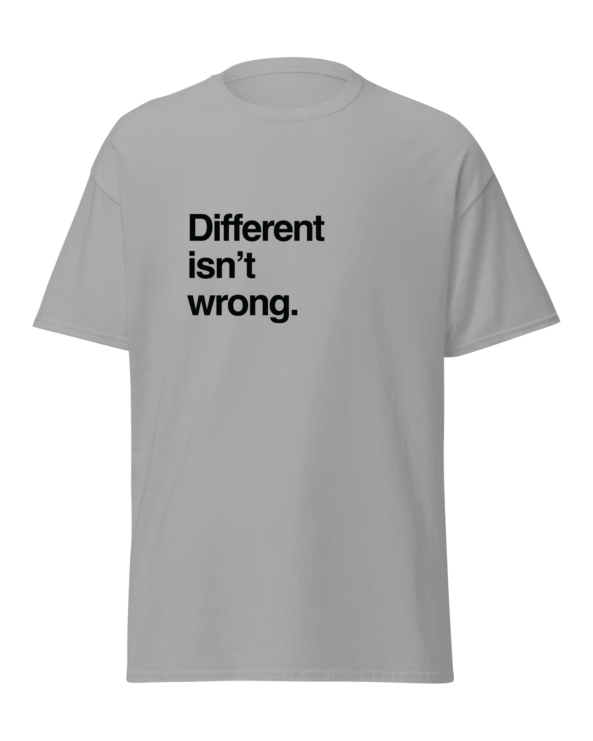 Different isn't wrong