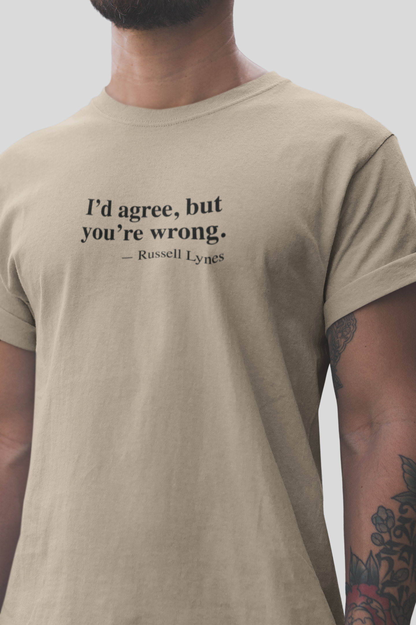 I'd agree, but you're wrong