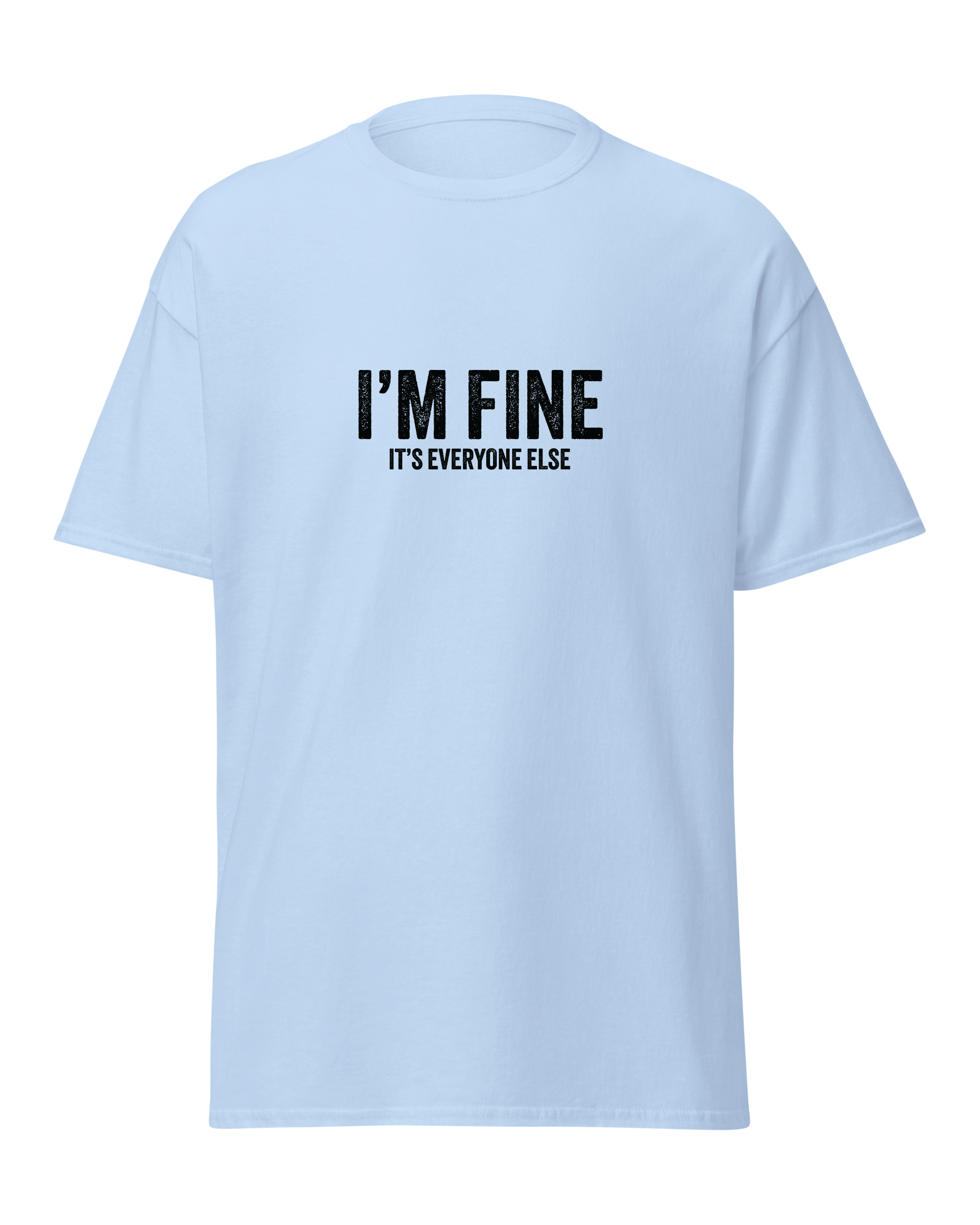 I'm fine it's everyone else