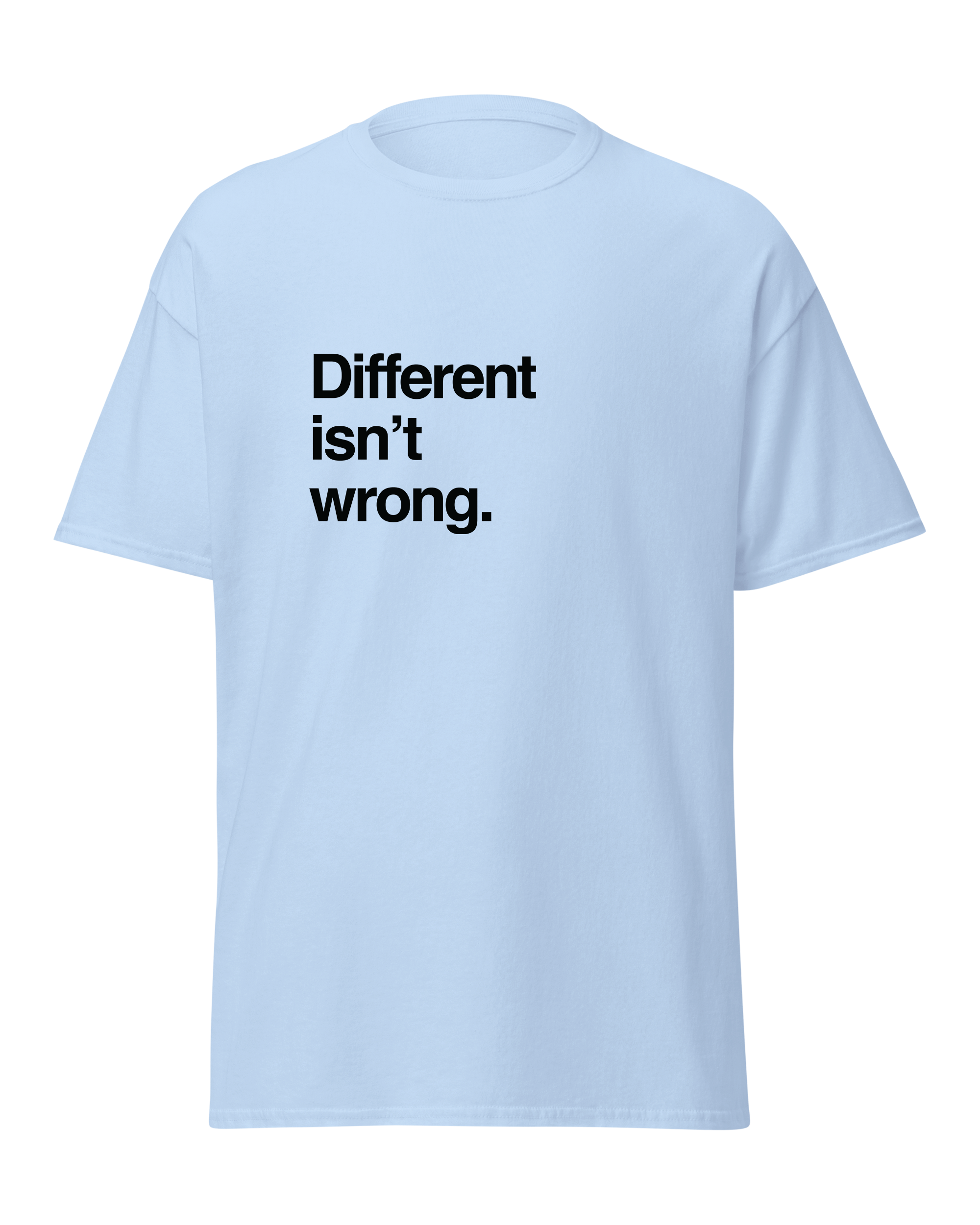 Different isn't wrong