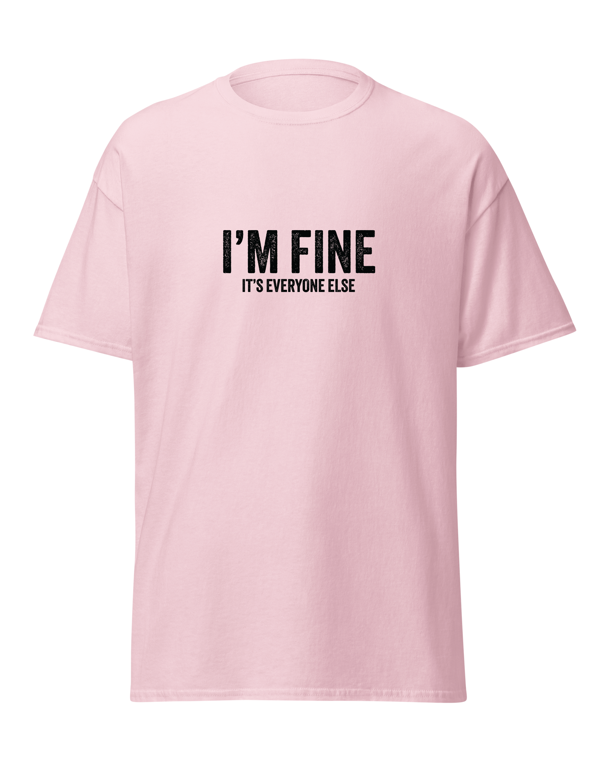 I'm fine it's everyone else