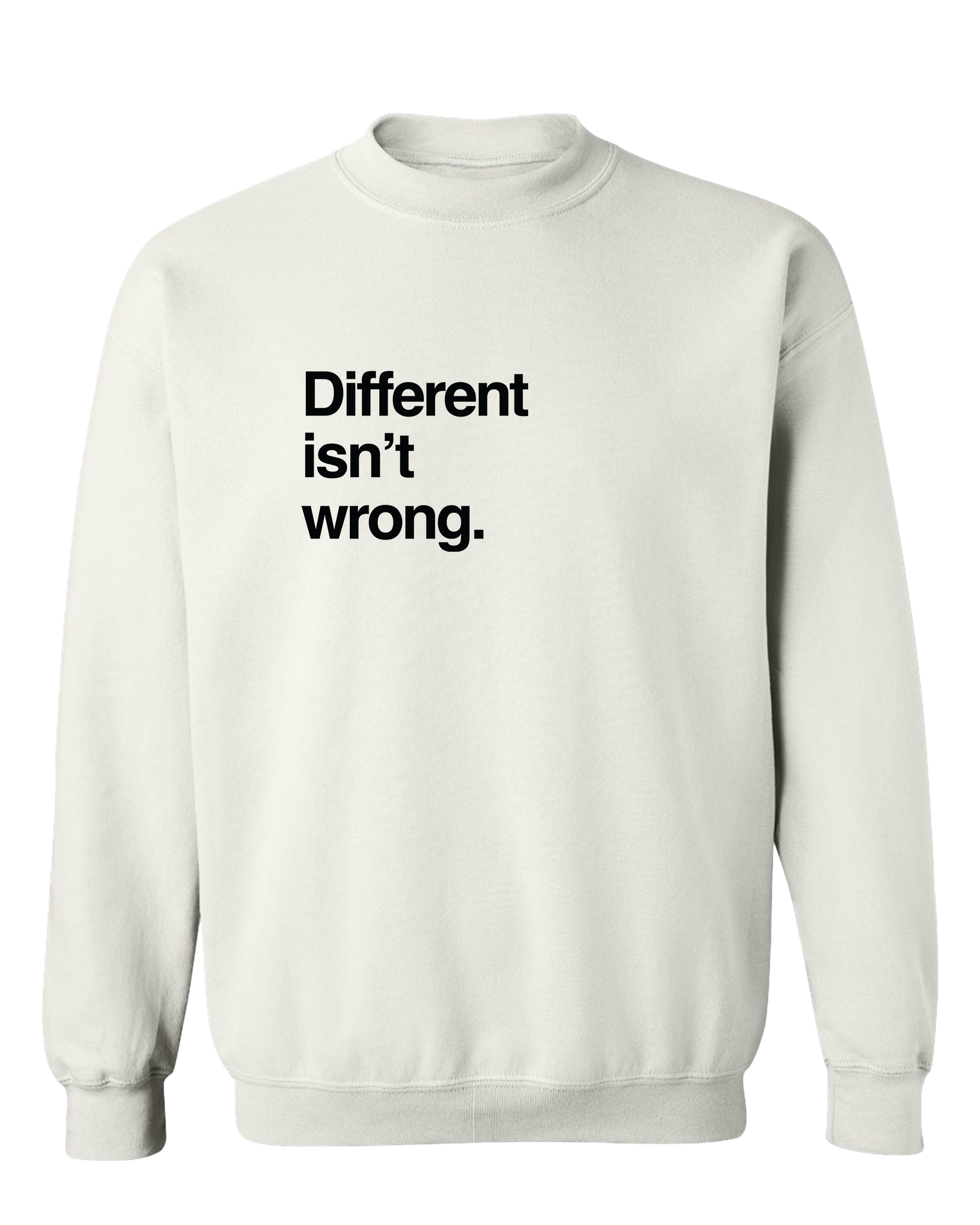 Different isn't wrong