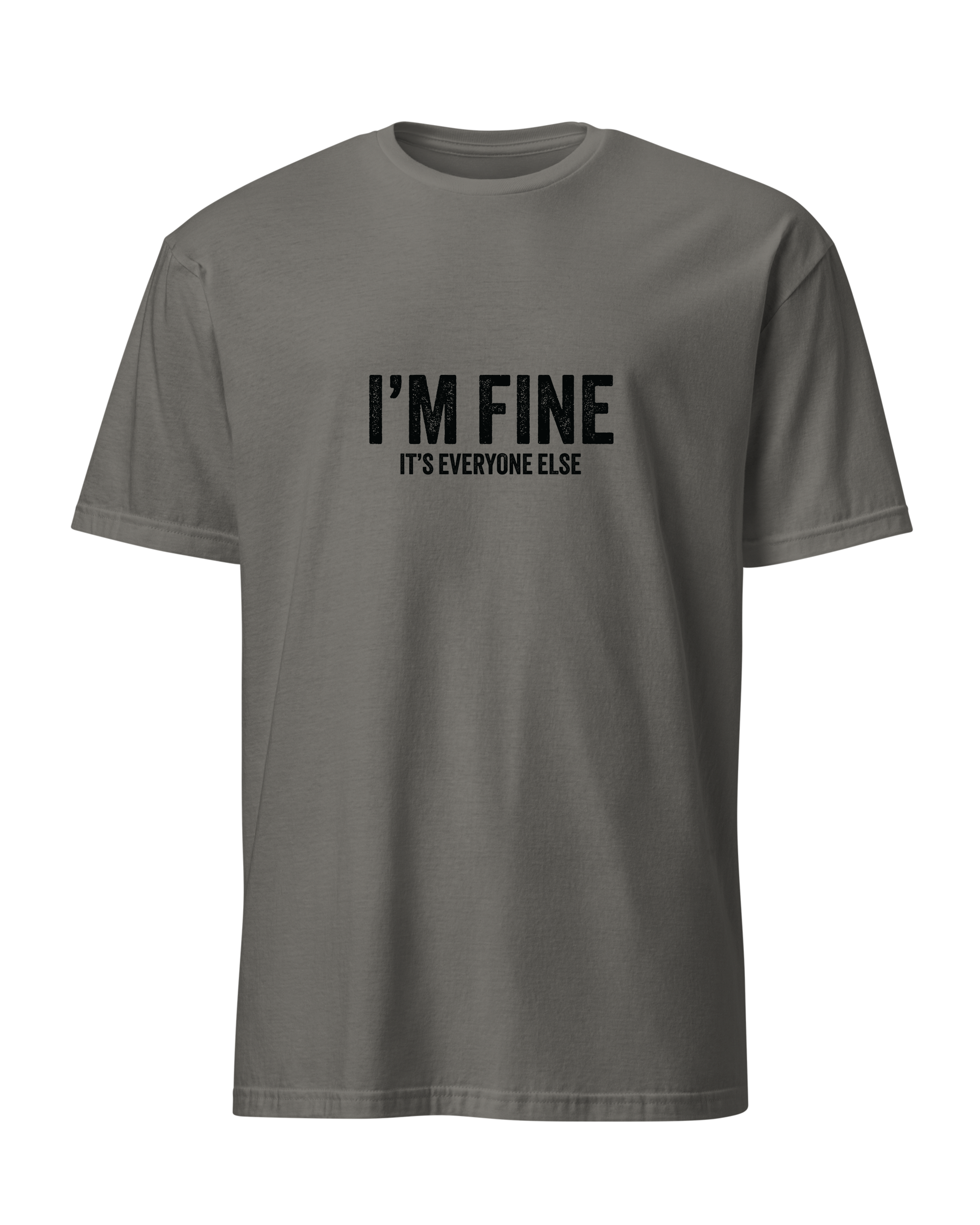 I'm fine it's everyone else