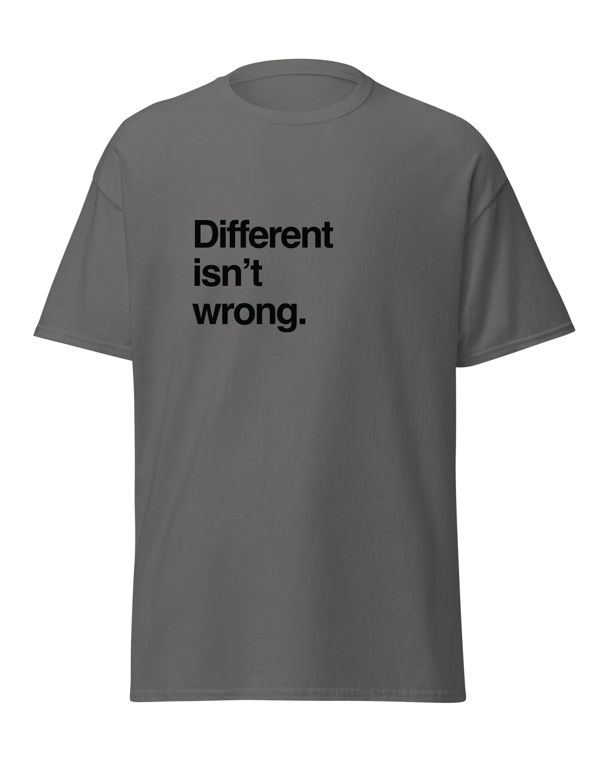 Different isn't wrong