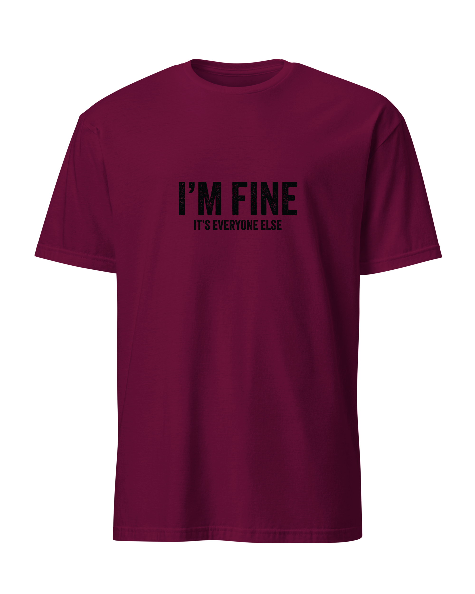 I'm fine it's everyone else